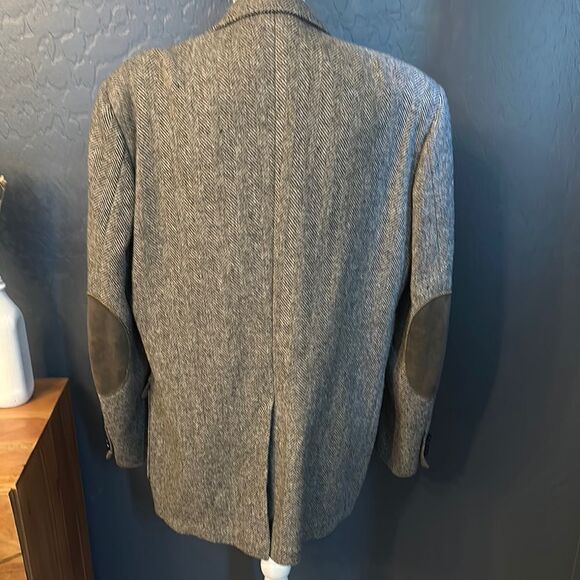 Gray Classic Single-Button Wool-Blend Sport Coat - Picture 2 of 5